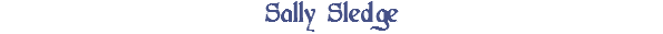Sally Sledge